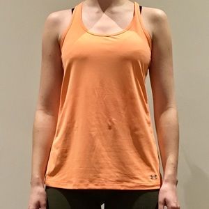 Under armour workout tank orange